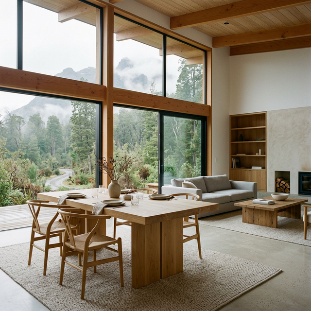 Casa Alerce - Mobiliario Minimalista